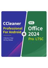 cidikeys.com, CCleaner Professional For Android 1 Device 1 Year CD Key Global+MS Office2024 Pro LTSC  Pack