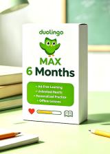 cidikeys.com, Super Duolingo MAX 6 Months Subscription