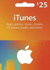 Official Apple iTunes Gift 25 USD