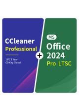 cidikeys.com, CCleaner Professional 1 PC 1 Year CD Key Global+MS Office2024 Pro LTSC  Pack
