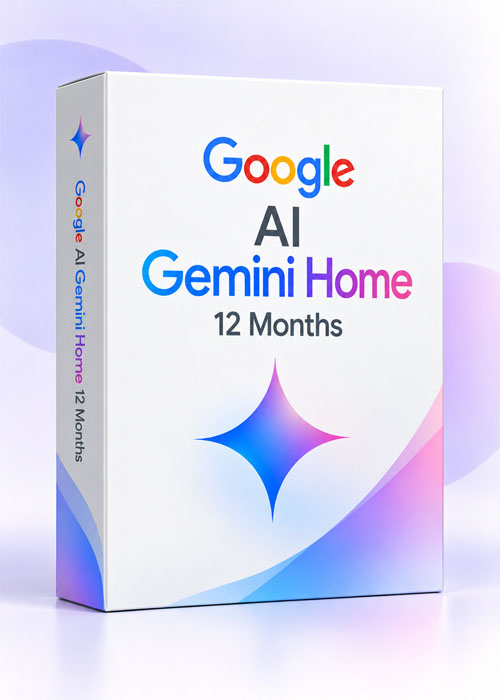 cidikeys, Google AI Gemini Home 12 Months (Family Share)