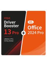 cidikeys.com, IObit Driver Booster 13 Pro Lifetime 3 PCs CD Key Global+MS Office2024 Pro  Pack