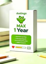 cidikeys.com, Super Duolingo MAX 1 Year Subscription