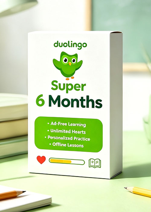 cidikeys, Super Duolingo 6 Months Subscription