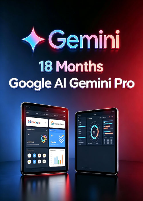 cidikeys, Google AI Gemini Pro 18 Months